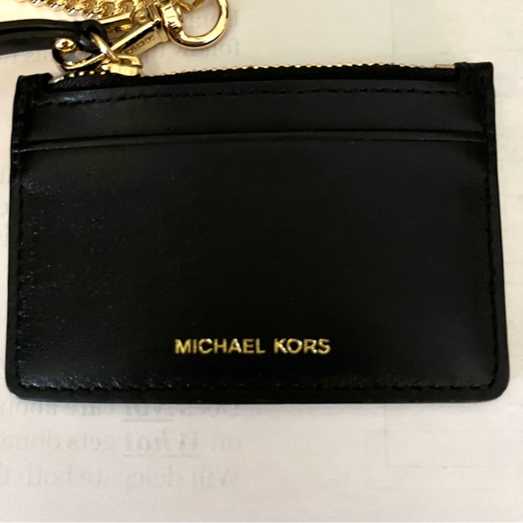 MICHAEL KORS Whitley Small Leather Chain Wallet, Excellent Condition, NWOT - Picture 7 of 10